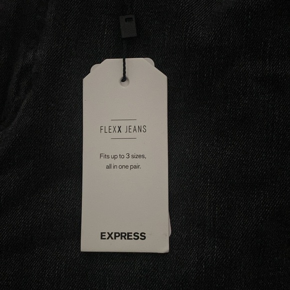 EXPRESS: Dark Grey Jeans Never Worn Size 6 Skinny Jeans - Picture 2 of 4